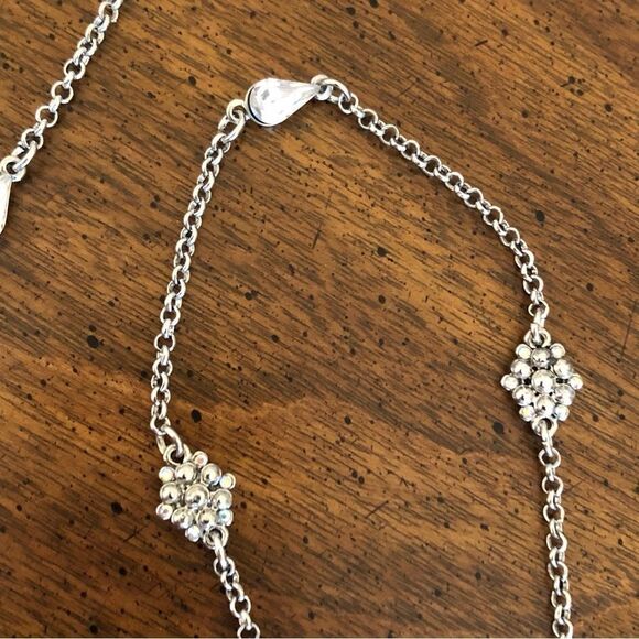 Jessica Simpson | Icy Mountainside Station Necklace | 36” Adjustable - Picture 3 of 5